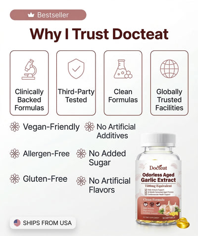 Aged Garlic Extract - 7500mg Odorless Softgels